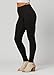 Conceited Buttery Soft High Waisted Leggings in 30 Colors - Regular and Plus Size Leggings for Women Full Length Black - Plus Size