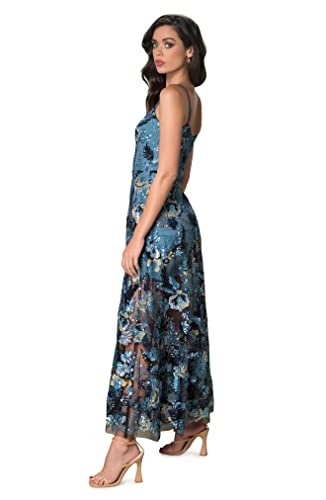 Image of Dress The Population Womens Umalina Fit and Flare Maxi DressSpecial Occasion Dress