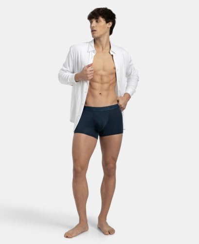 Image of Jockey IC25 Men Tencel Micro Modal Cotton Elastane Stretch Solid Trunk with Natural StayFresh Properties