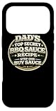 Carcasa para iPhone 17 Pro Receta de Salsa BBQ ultrasecreta para papá Regalo Divertido