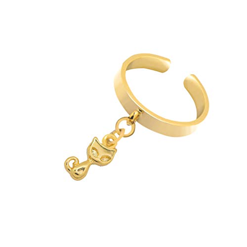 Image of Spinningdaisy Dangling Mighty Tiny Charm Adjustable Ring