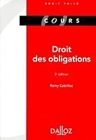 DROIT DES OBLIGATIONS. 3ème édition 224703070X Book Cover