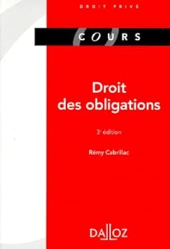 Paperback DROIT DES OBLIGATIONS. 3ème édition Book