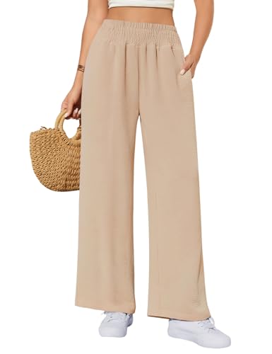 Pantalon léger taille élastique avec poches pour un confort estival total