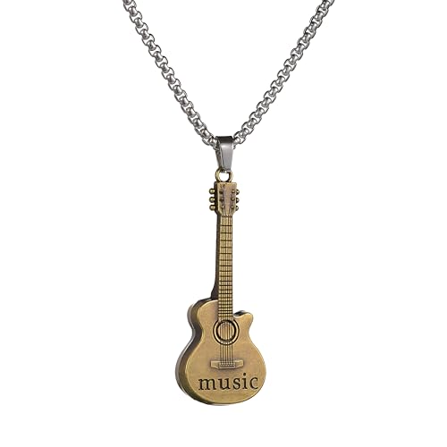 Collier Hip Hop Chain de Musique pour un Look Urbain en Festival et Concert