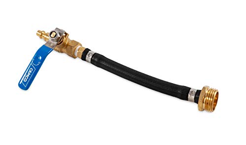 Image of Camco RV Winterization Fresh Water Blow Out Hose with Ball Valve - Easy to Use & Features Double Brass Build - Essential RV Winterizing Tool - for Use with an Air Compressor (36170) (Pack of 6)