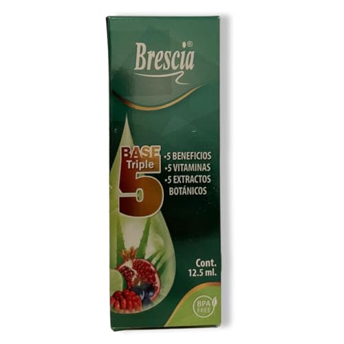 Base nutritiva triple 5 Brescia - Disminuye las ESTRÍAS y la DESCAMACIÓN de las uñas. Recupera su brillo natural.