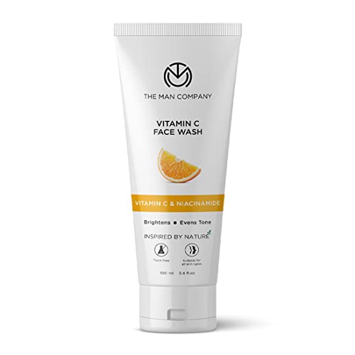 The Man Company Skin Brightening Vitamin C Face Wash with Turmeric and Moringa | Paraben & SLS Free - 100ml The Man Company Skin Brightening Vitamin C Face Wash with Turmeric and Moringa | Paraben & SLS Free - 100ml