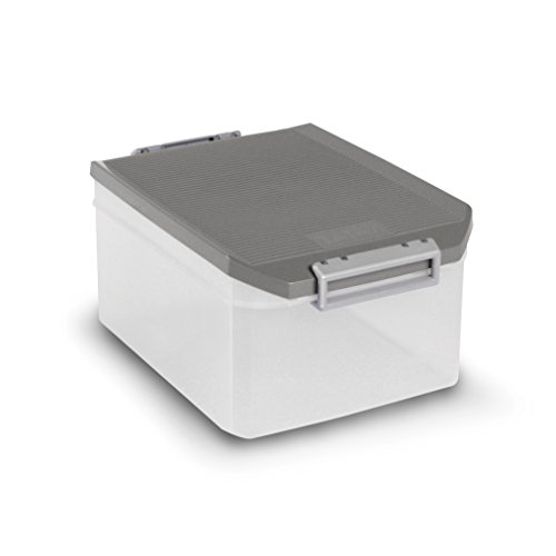 TATAY 1150122 Caja Multiusos, 14 l, Gris, 27.00x39.00x19.00 cm