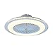 Wentylator sufitowy, oświetlenie LED, żyrandol, sufitowy, wentylator sufitowy, wentylator sufitowy (niebieski, trycolor)