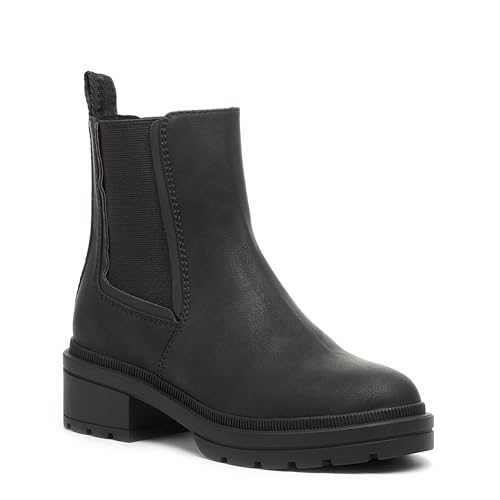 Bottine Chelsea Rocket Dog Femme Iggie en suédine noire élégante et confortable