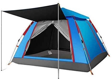 Tente automatique 3-4 personnes pop-up pour camping en plein air et fête familiale