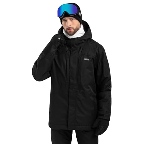 SIROKO - Chaqueta de Nieve Insulada W4 Vostock - XL - Negro
