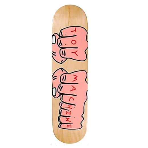 Toy Machine Fists Skateboard Decks (Fists Natural, 8.0")