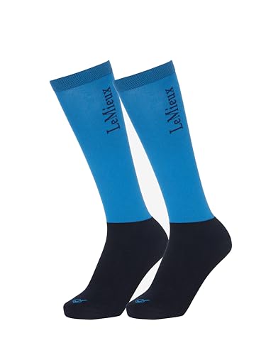 Image of LeMieux My Competition Horse Riding Socks with Closely Woven Foot, Topside Seam and Micro Weight Stretch - Twin Pack