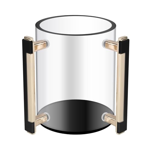 Vaso de Acrílico para Lavar Las Manos con Doble Asa de Metal Antideslizante Pack de 2 6