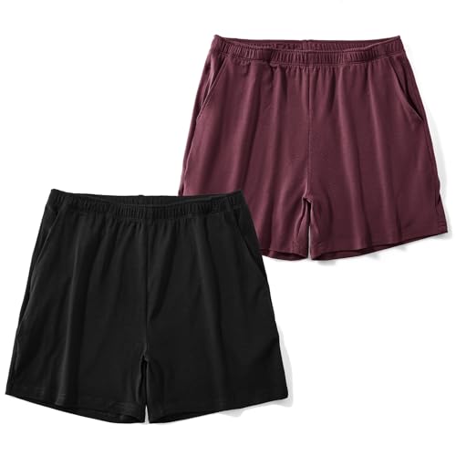 Image of AIMPACT Men's 4 inch Inseam Sleep & Lounge Pajama Shorts with Pockets