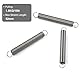 GUNGY Zugfedern mit Haken Edelstahl Zugfeder Spannfeder 80mm Außendurchmesser 10mm Drahtdurchmesser 1,0 mm Maximale Zugkraft 1,5kg 1,0x10x80mm 4 Stück