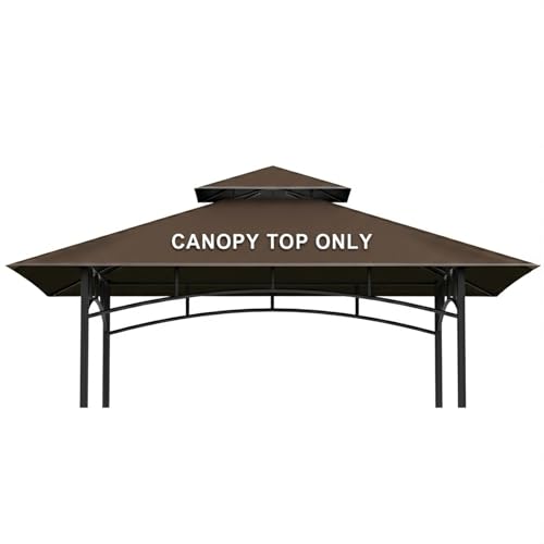 Grill Gazebo Replacement Canopy Top Only - 5' x 8'
