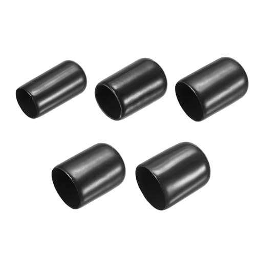 Tapas protectoras de goma negras en 5 tamaños para roscas de tornillo, pack de 100 4