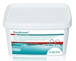 BAYROL Aquabrome 5 kg - Pastilles de Brome 20g - Dissolution Lente & Traitement Longue durée - Désinfection sans Odeur de Chlore - Aussi Efficace Que Le Chlore - Haute tolérance au pH - Brome Piscine