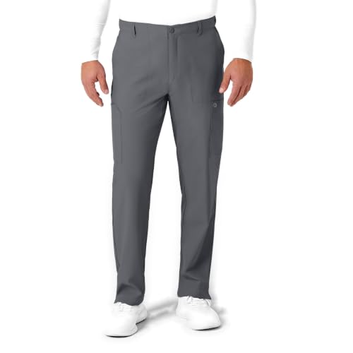 WonderWink Pantalon cargo homme, Étain - 2X