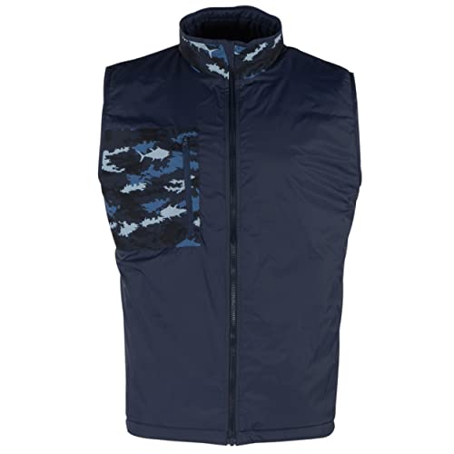 Image of Salt Life Men's Ocean Trekker Zip Front Vest