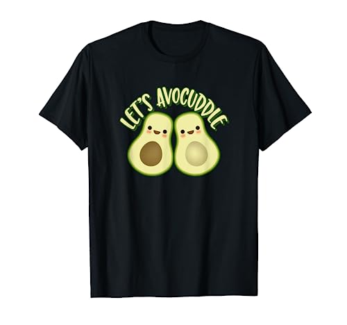 Image of Let's Avocuddle Shirt Clean Eating Funny Vegan Avocado Gift T-Shirt
