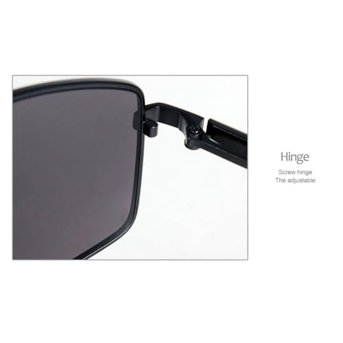 Rectangle Sunglasses Men Alloy Frame Gradient Lens Classic Shades Female Male Eyewear UV400 Driving Glass4