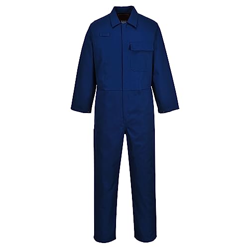 Portwest C030 Flammhemmender Herren Industrieoverall Marine, XXXL
