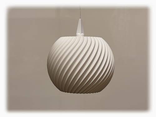 Orion A1 Lampenschirm für Herrnhuter Stern A1 – moderner 3D-gedruckter Kugelschirm (Ø 13 cm, H 10 cm) aus Dresden, inkl. Adapter, ganzjährig nutzbar