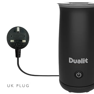 Dualit Hot Chocolate Maker & Milk Frother - 340ml Capacity - Ideal for Flat Whites, hot Chocolates, cappuccinos Lattes and More - One Touch Operation - Removable Whisk for Easy Cleaning – Cordless