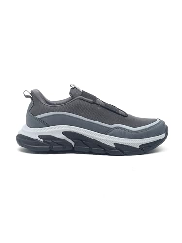 Image of Impakto IronHike Outdoor Shoes for Men | Cushioned Insole | Anti Skid Sole for All-Terrain | Lightweight Slip-in Fit System Casual Shoes for Walking, Gym & Casual Outings