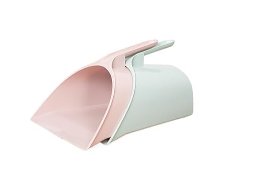 Aoccqkf(2個パック) ちりとり 手持ちちりとり スタンド式 プラスチックちりとり 手持ちゴミ箱 家庭用便利 多目的掃除 卓上掃除 (ピンク+ブルー)