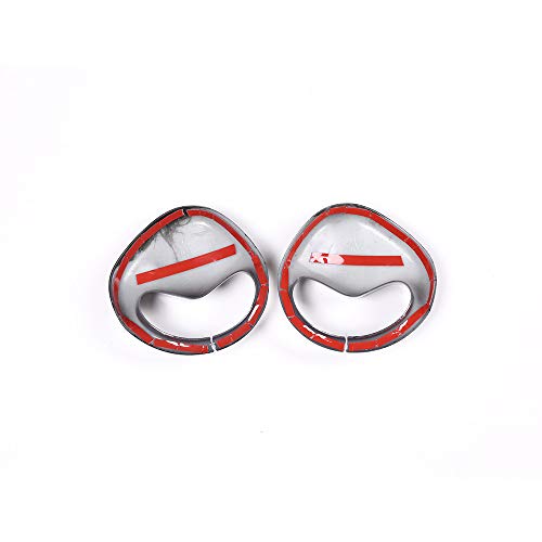 Cubiertas de cinturón de seguridad delanteras ABS estilo fibra carbono para Land Rover Discovery 5 LR5 L462 miniatura 7