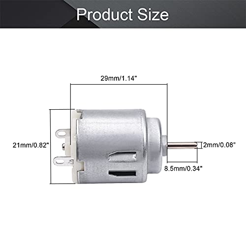 Image of Fielect 1Pcs DC Motor 1.5-6V 5000-20000RPM Micro Motor Mini Motor Electric Motor Round Shaft for RC Boat DIY Airplane Toys Model DIY Hobby