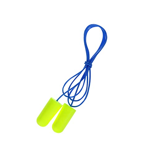 Image of Peltor Sport Blasts Corded Disposable Earplugs 97081-10C, 2 Pair Pack, Neon Yellow
