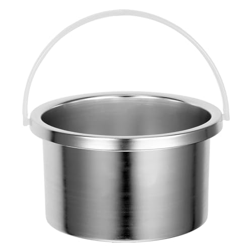 Veemoon Calentador de Cera Olla de Aluminio 500ml para Depilación, Crisol de Cera para Máquina de Fundir, Bandeja Interior Metálica Compatible, Uso Profesional y Doméstico