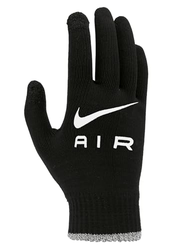 Nike M LG Knit AIR Handschuhe Herren in der Farbe Black/Silver/White, Größe: S/M, N.100.7494.093.SM