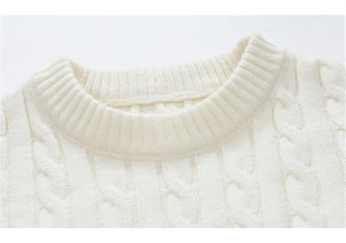 Men's Knitted Warm Pullover Sweater Winter Round Neck Casual Large Size Loose Sweater4