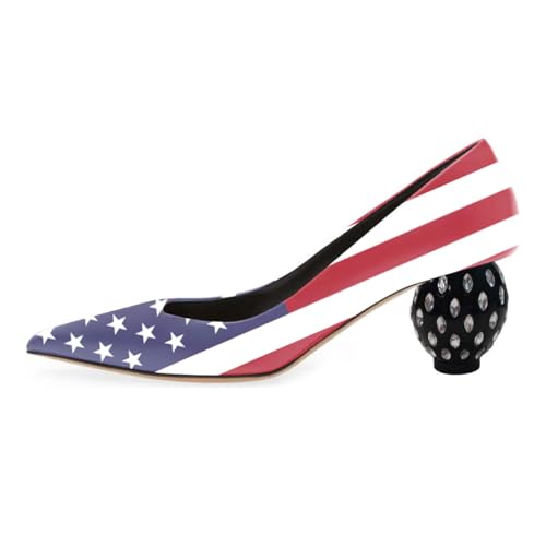 Milooey shoes Womens Closed Pointed Toe Pumps Chic Low Block Heels Slip On Classic Daily Walking Shoes for Prom Party Dress Size 4-16 US2