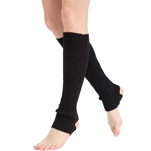 Image of Nanxson Knit Ribbed LegWarmer Women Knit Calf Accessories Leg Sleeves | Solid Neon Boot Socks,Y2K 80s Women's Lolita LegWarmer,Sports Party Yoga Dance Accessories,Winter Ankle Heap Kawaii Sock