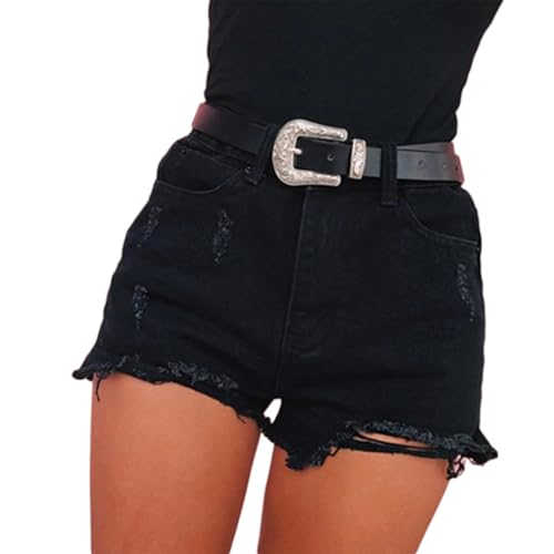 Short jogging femme jeans confortable pour sublimer la silhouette haute