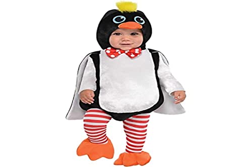 amscan Penguin Infants Fancy Dress Animal Bird Zoo Toddler Baby Costume New (1-2 Years)