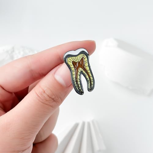 Image of Dr's gift Bacterial Petri Dish Enamel Brooch Lapel Badge Pin for Backbag Hat Science Lab Jewelry for Microbiologists Biology Students Researchers Gift