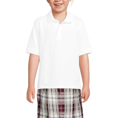 Image of Lands' End School Uniform Kids Short Sleeve Mesh Polo Shirt