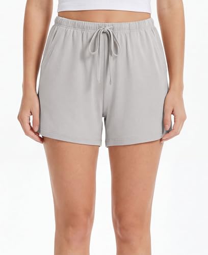 Image of Sexy Basics Women's Super Soft Lounge Shorts | Comfort Stretch Bottoms | Drawstring & Pockets | Multi Packs & Colors