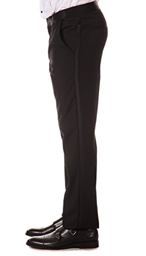 Ferrecci 30-31 Cromwell Black Slim Fit Tuxedo Pants