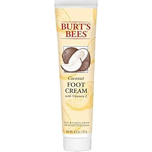 Burt’s Bees Coconut Oil Foot Cream, Package May Vary, 4.3 Oz