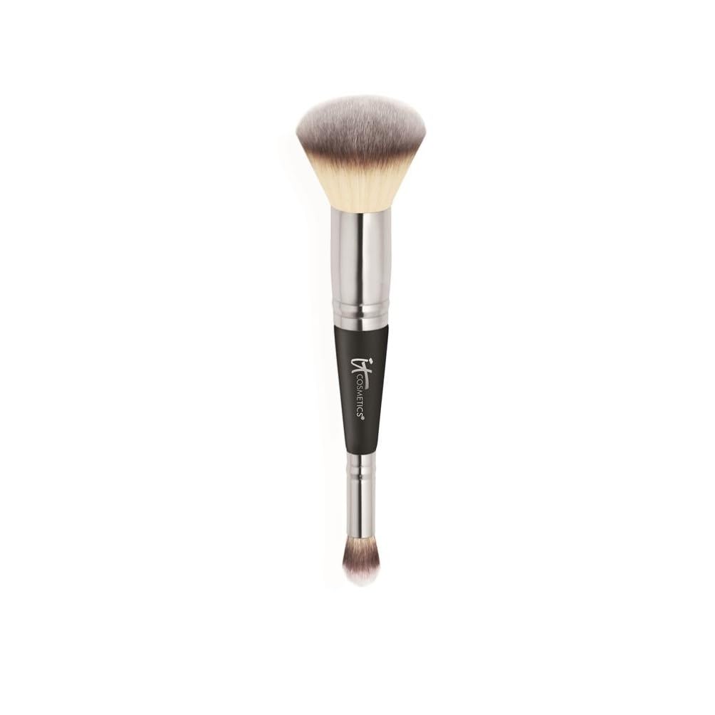 IT CosmeticsHeavenly Luxe Complexion Perfection Foundation Make Up Brush #7, Double-Ended Makeup Brush & Multi-Use for Seamless Foundation & Concealer Application